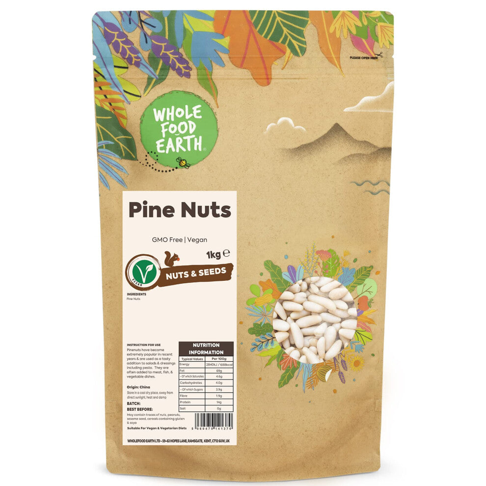 Wholefood Earth - Pine Nuts, 1 kg