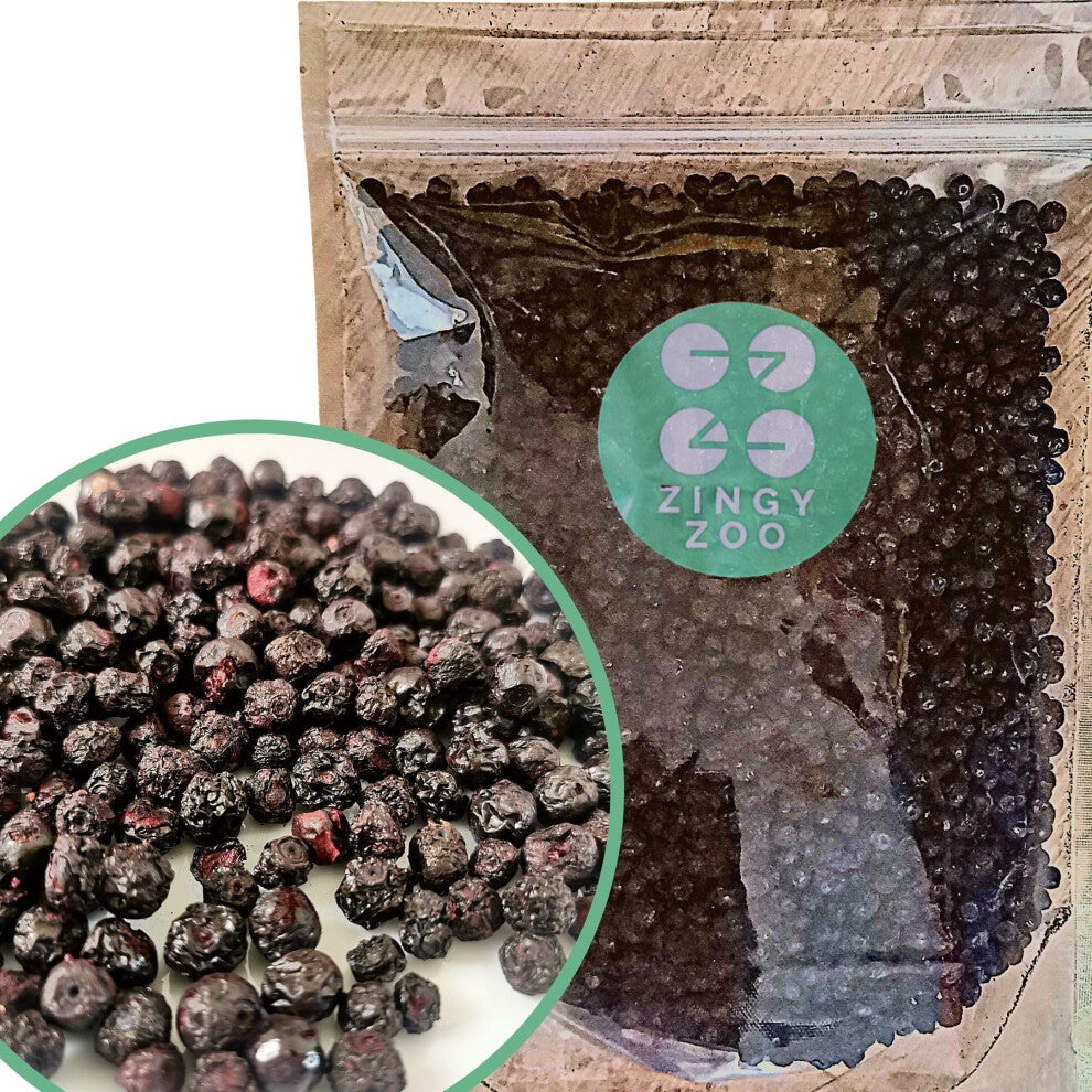 Freeze Dried Blueberry Wild | XXL 500g Freeze Dried Fruit | Mill Dried Blueberries for Vegan Wild Blueberry Powder | Fresh Bilberry Frozen and Fruit B