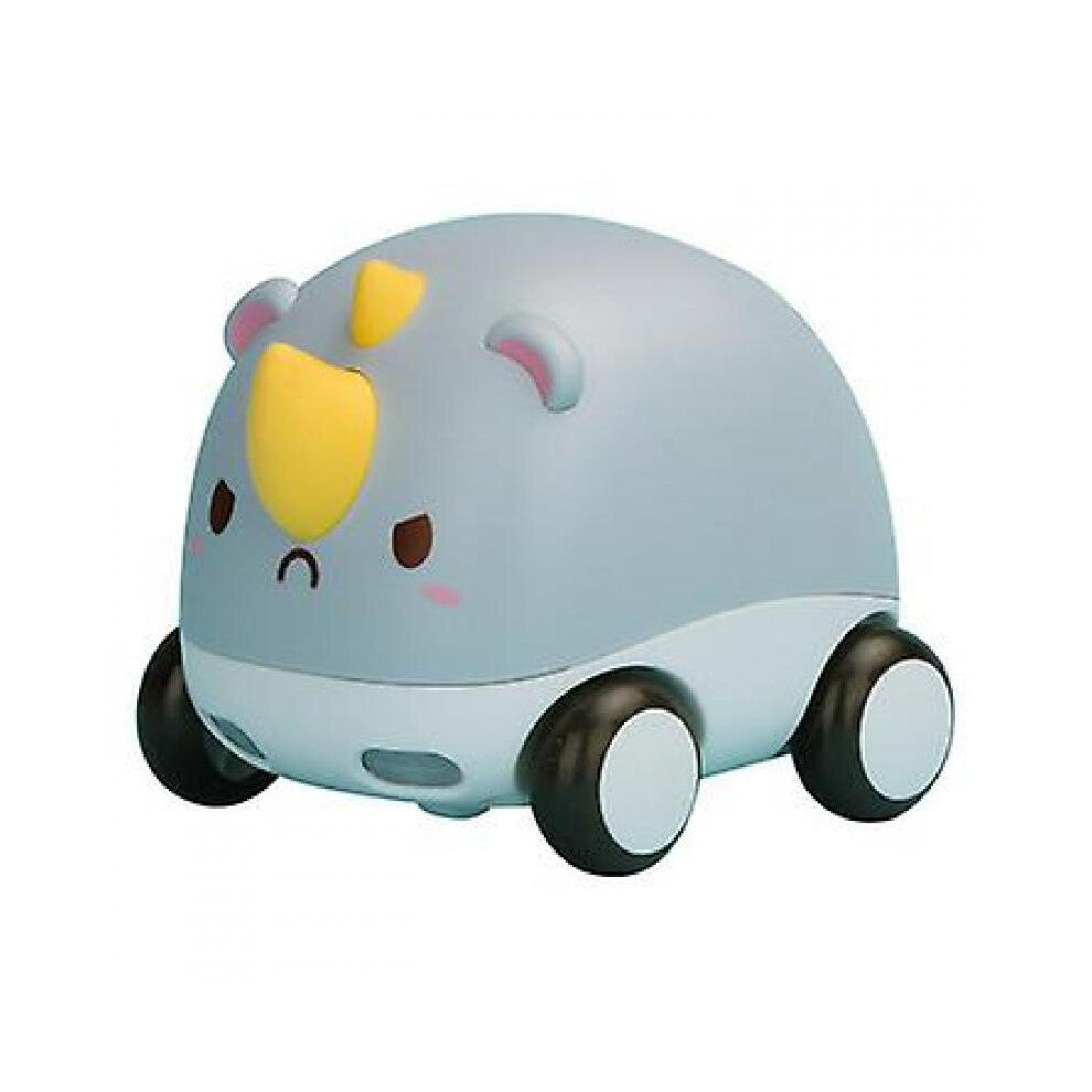 Friction powered cars, baby toy cars with lights and music, one-key switch music, cartoon animal str