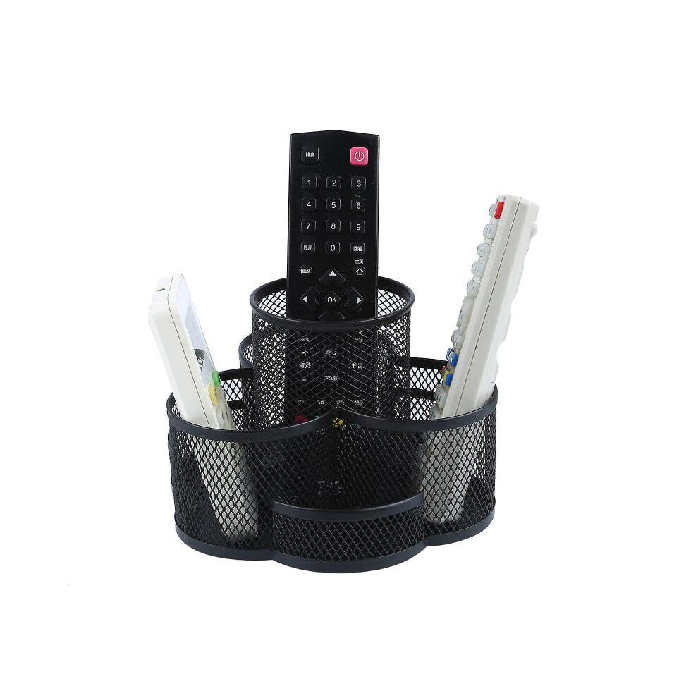 Office Storage Organiser - 360 Rotating Metal Wire Organiser, Pencil Holder, Office Accessory