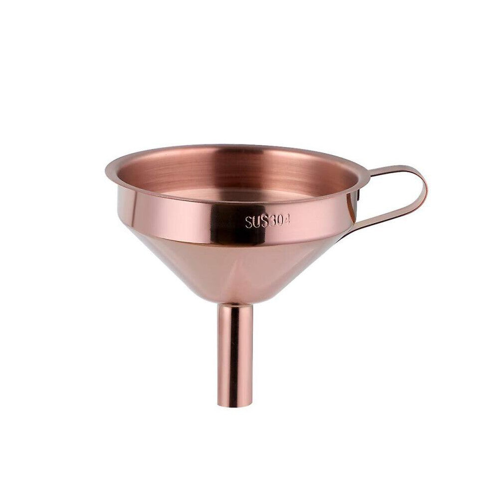 Stainless Steel Funnel with Removable Strainer, 5-Inch Funnel with Filter for Transferring of Liqui