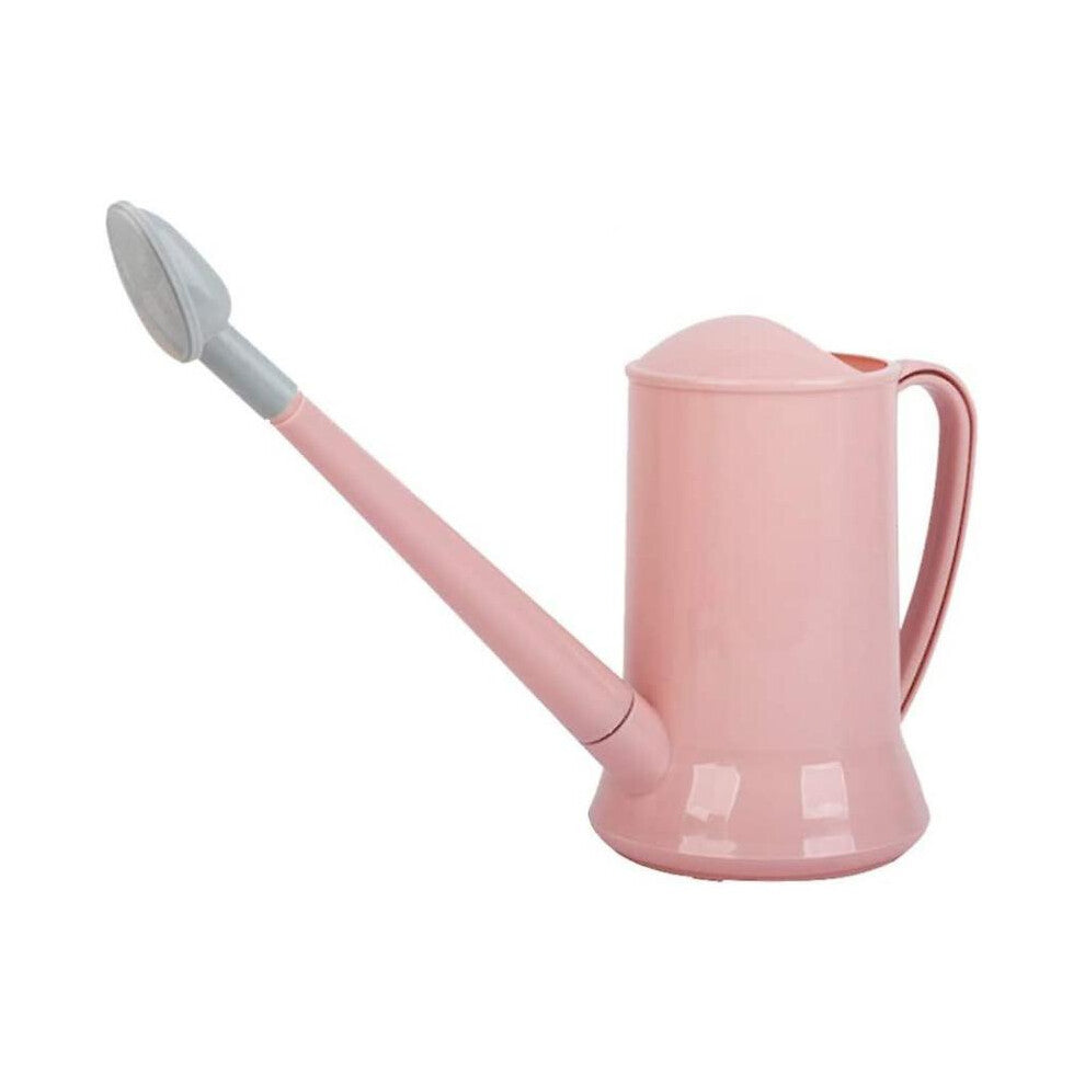Pcs Plastic Watering Can Indoor Outdoor Small Water Can Kettle for House Plants Garden Flower 2000ml (pink)