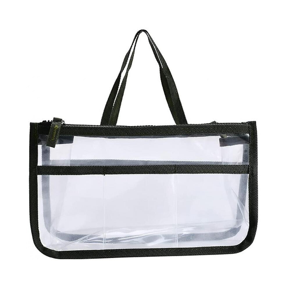 Waterproof Cosmetic Bags Work Totes Shoulder Bags Transparent Totes Cosmetics Shopping Bags Travel B