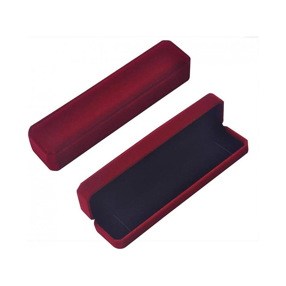 2pcs Velvet Jewelry Storage Box for Rings Pendant Double Box for Wedding Rings Engagement Earrings