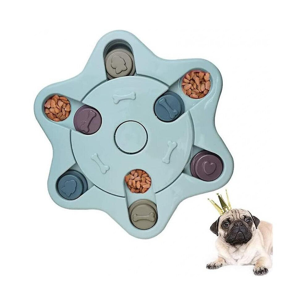 dog game feeder, interactive puzzle feeder, brain puzzle feeder, brain training feeder, IQ raising