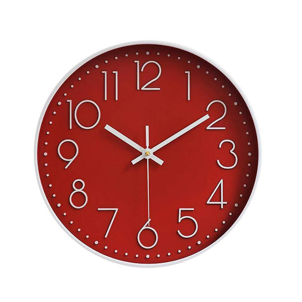Wall Clock,12" Digital Wall Clock, Large Silent Non-Ticking Quartz Wall Clocks, Large Display Wall