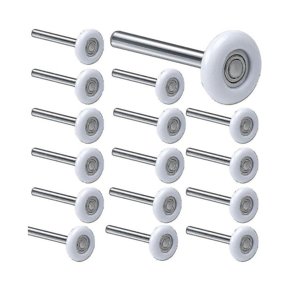 2024 12pack 2 Inches Garage Door Rollers, 6200zz Bearing Nylon Garage Door ,for Residential And Commerci