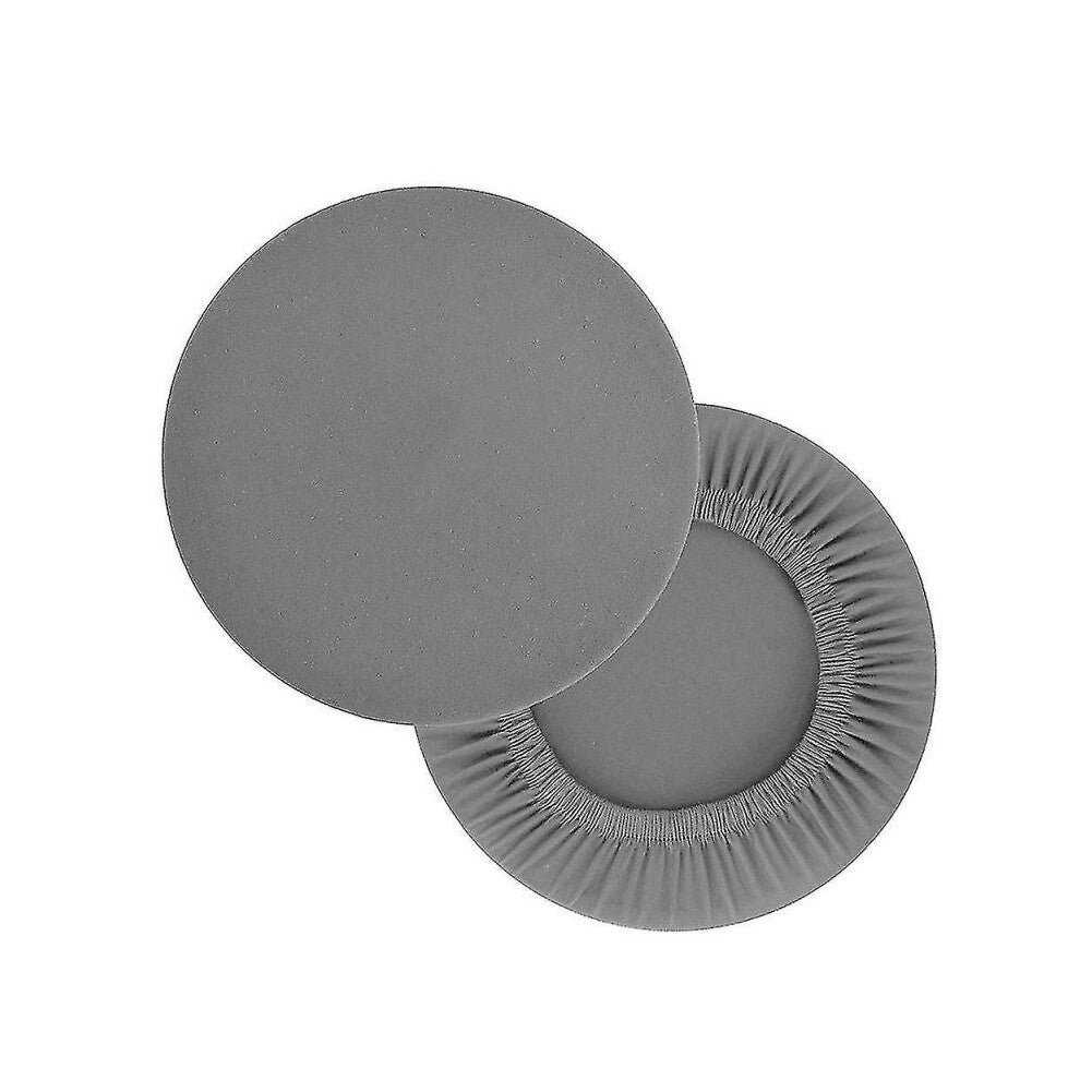 2 Pcs Fabric Office Meeting Furniture Supps Stool Cover Round Bar Stool Covers - Super Soft And Washable Elastic Stool Slipcover