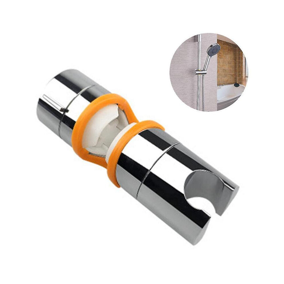 Adjustable Shower Head Holder for Slide Bar,universal 18-25mm O.d. Rail Head Bracket Holder for Slid