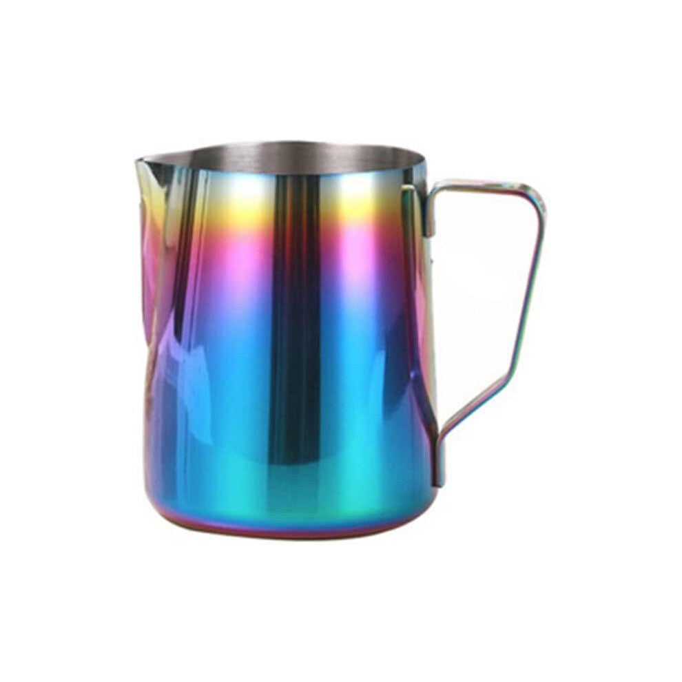 Rainbow Colorful Stainless Steel Espresso Coffee Milk Frothing Jug
