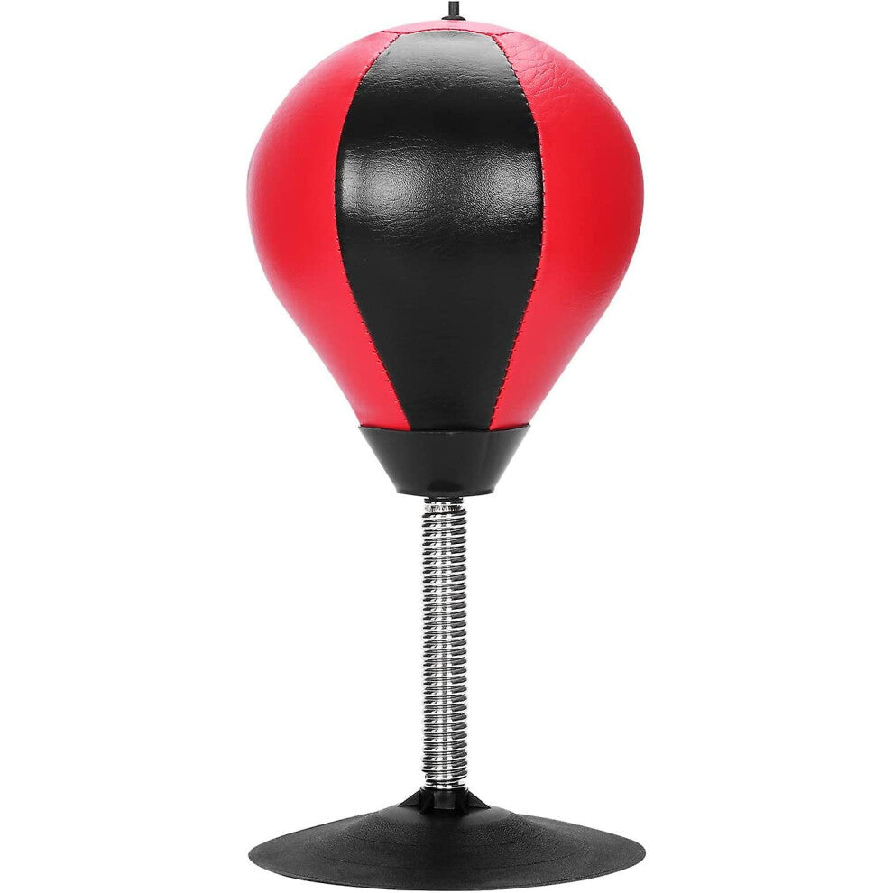Upgraded Desktop Punching Bag Vertical Boxing Speed Ball Stress Buster Relief with Stand Boxing Punc