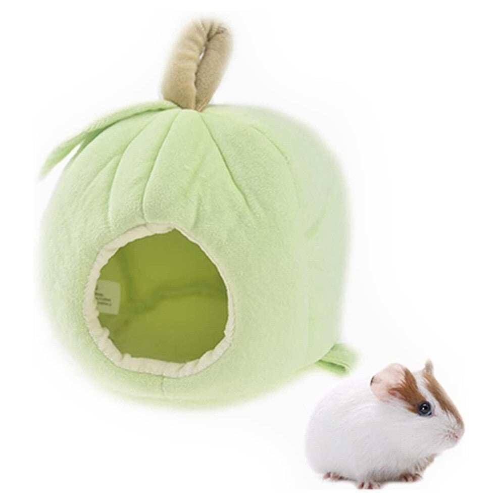 Pet House Bed, Small Pets Hamster Hanging Bed House Hammock Cute Warm Fleece Bed of Guinea Pig Hedgehog Chinchilla Bed House Nest Cage Hamster Small