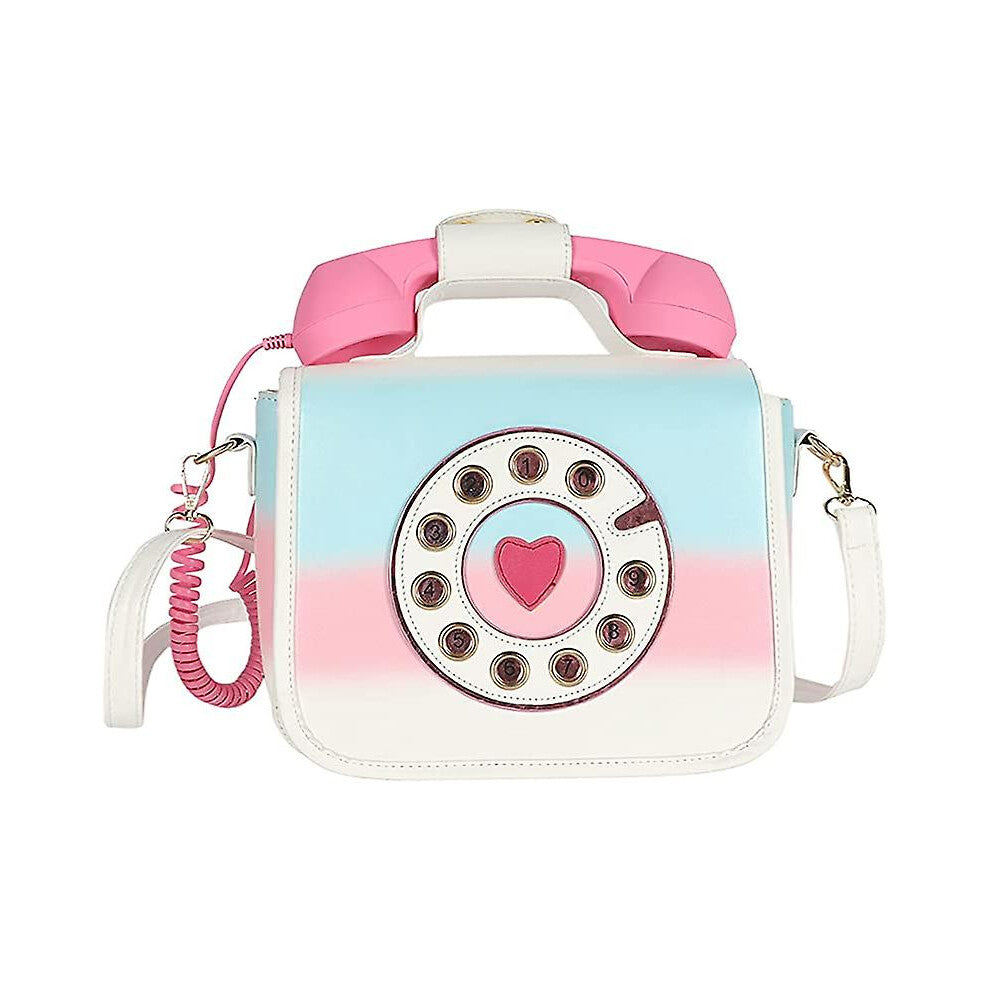 Ladies Phone Style Handbag Retro Phone Top Handle One Shoulder Crossbody Wallet Bag Satchel Tote Bag