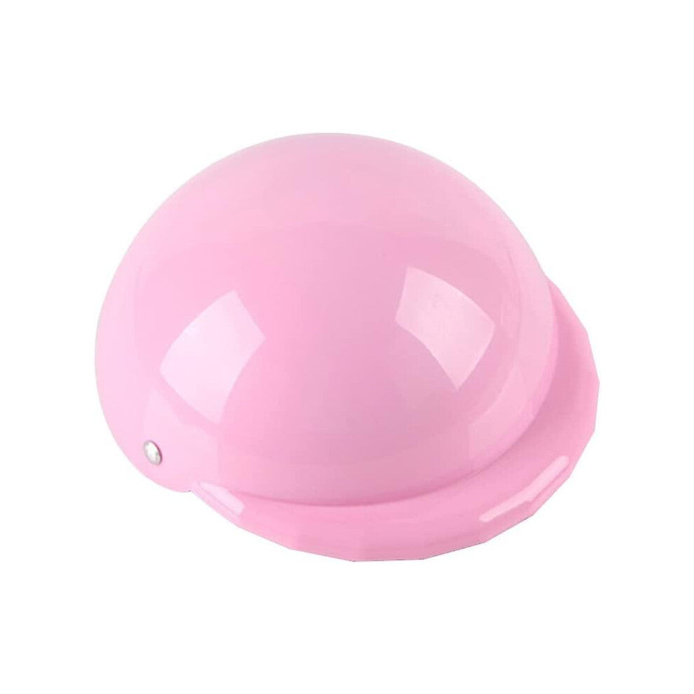 Dog Helmet Sun Rain Hat Pet Costume Hat (Pink)