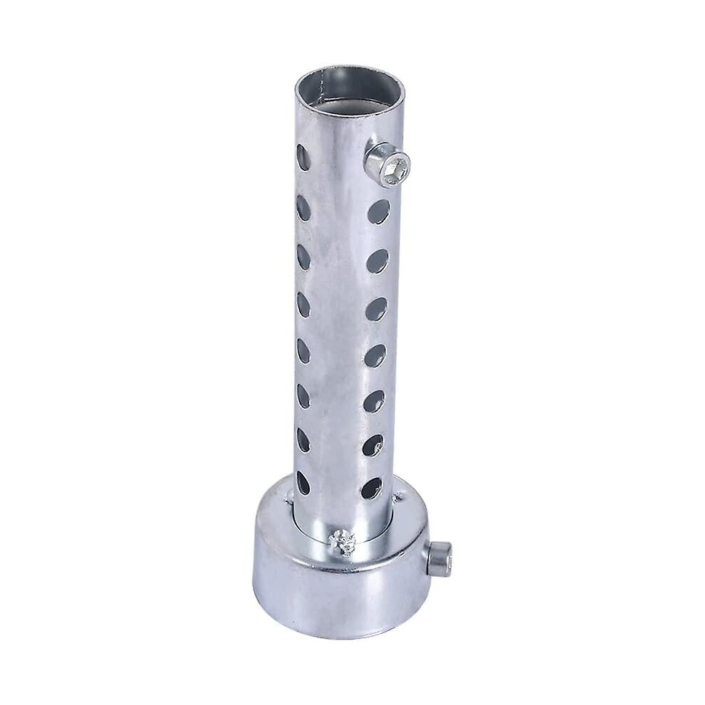 Universal Motorcycle Exhaust Muffler Trim Insert (Silver) (45mm)