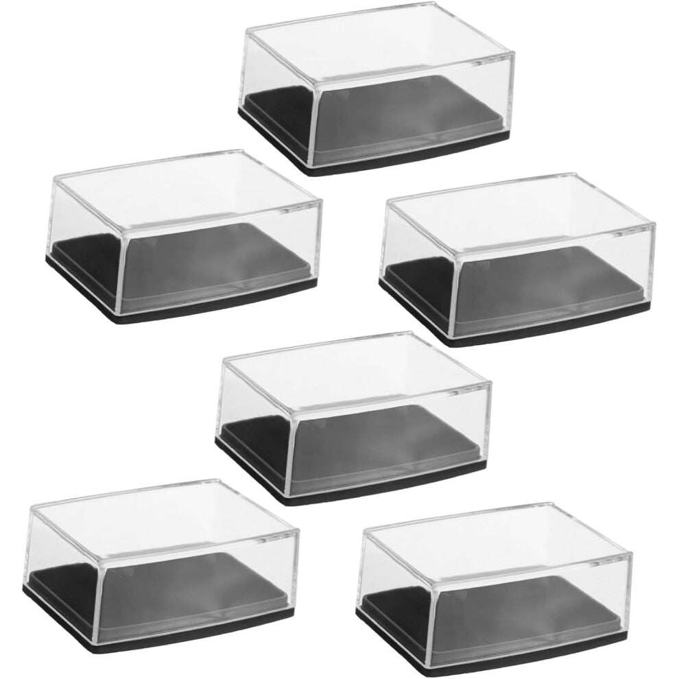 6pcs Box Suit Cufflink Box Rotatable Accessories Chain Jewelry Golf Cart Bushing Decor
