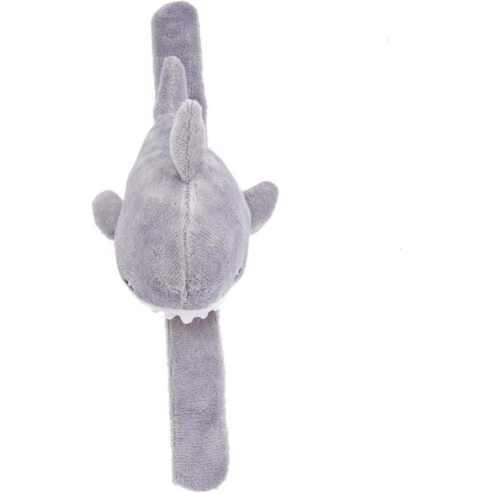 Shark Toys for Kids Shark Slap Bracelet Plush Grey Shark Stuffed Animal Wrist Band