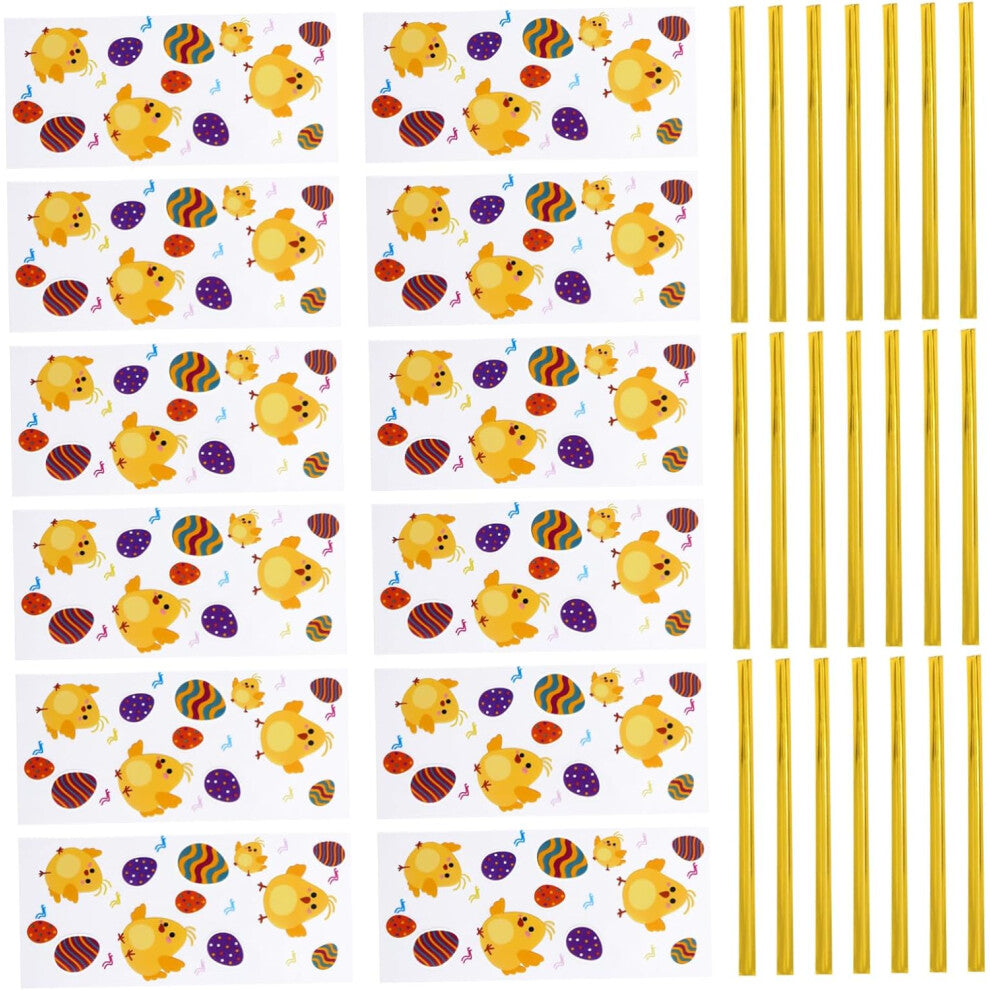 1 Set 300 Pcs Colorful Egg Candy Bag cookie bags cellophane candy bags