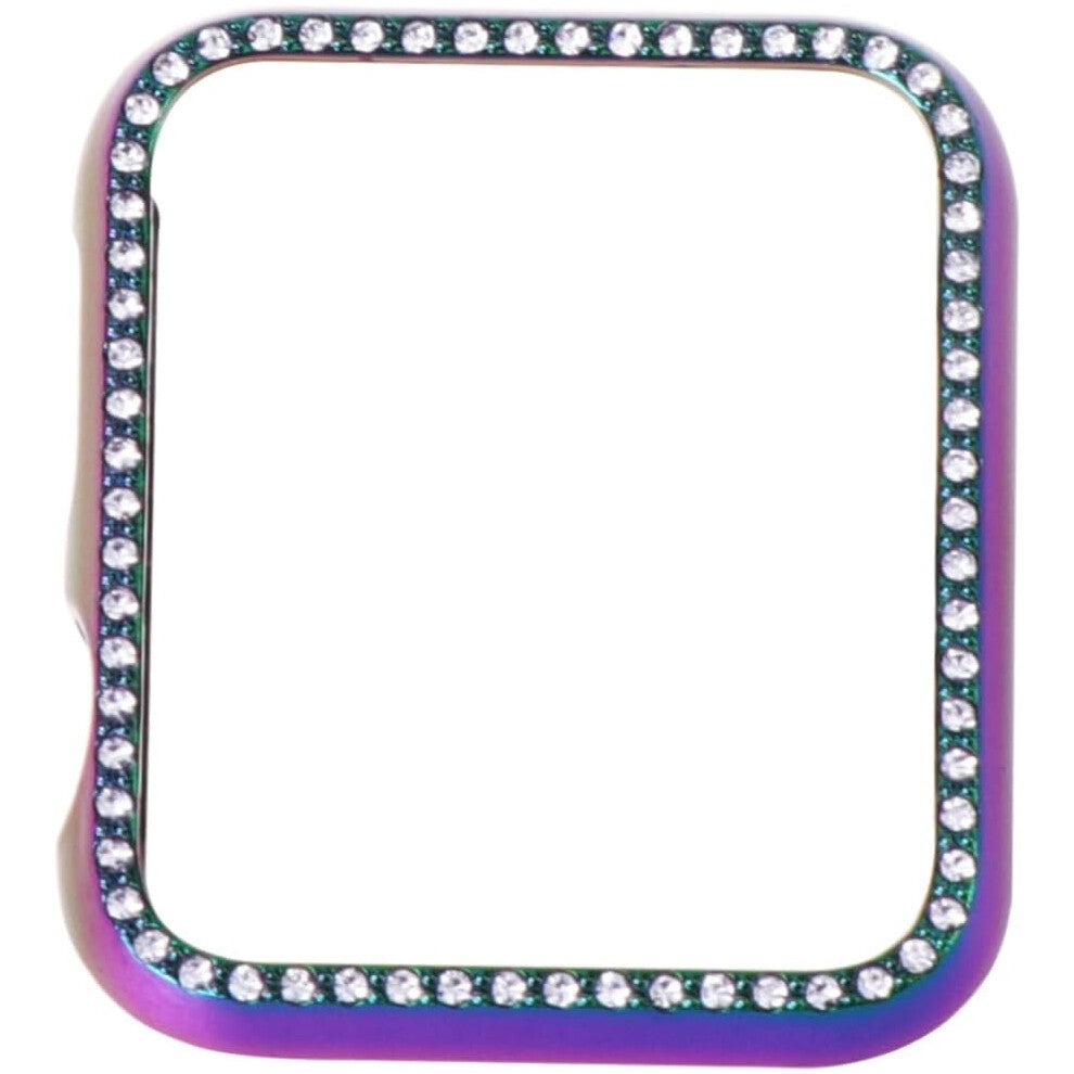 Watch Frame Watch Blue Screen Ultra Screen Protector Silver Cover Case Look Like Colorful