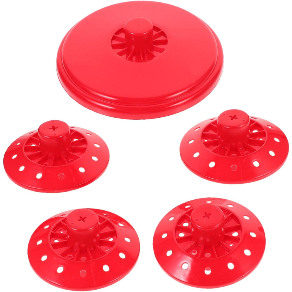 Convenient 4-Layer Lollipop Display Red Candy Stand Multi-Function Rack Lollipop Accessories