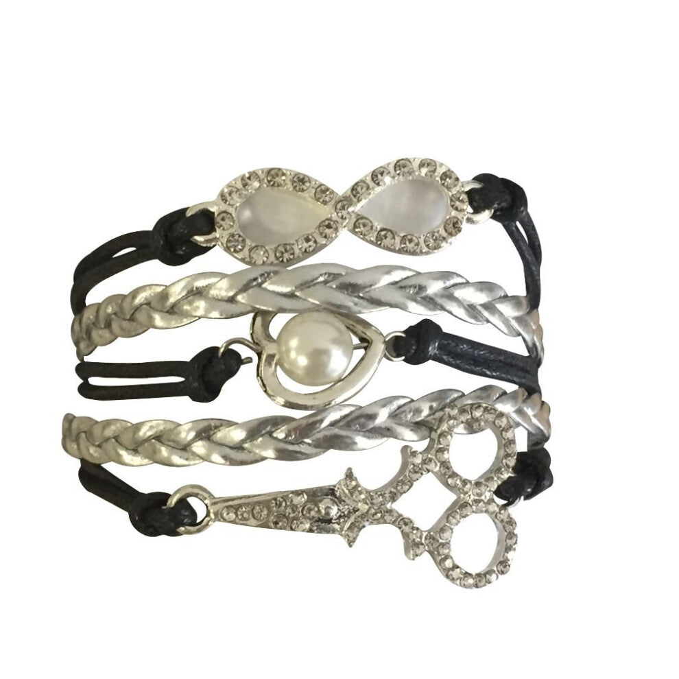 Infinity Collection Hair Stylist Jewelry- Hair Stylist Bracelet- Hair Stylist Gifts