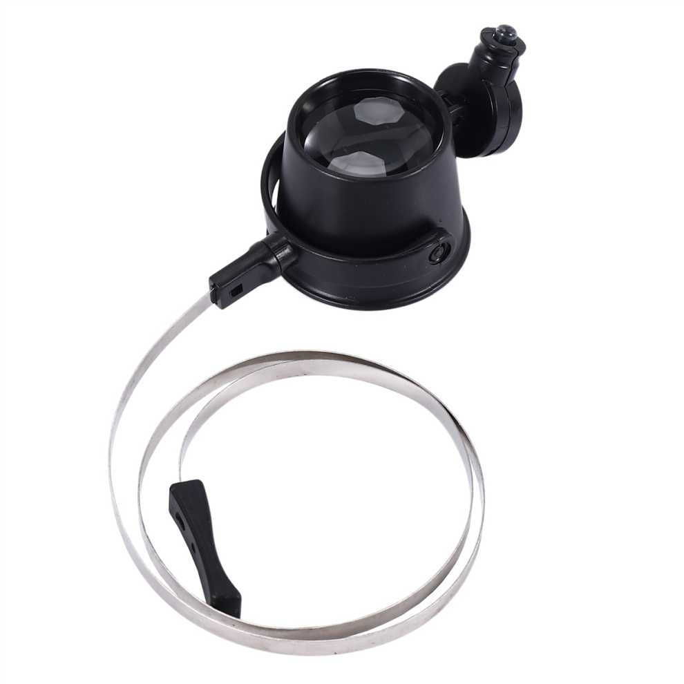 Illuminated 15X Magnifier - LED Eye Loupe For Repairing Clocks Watches Gems