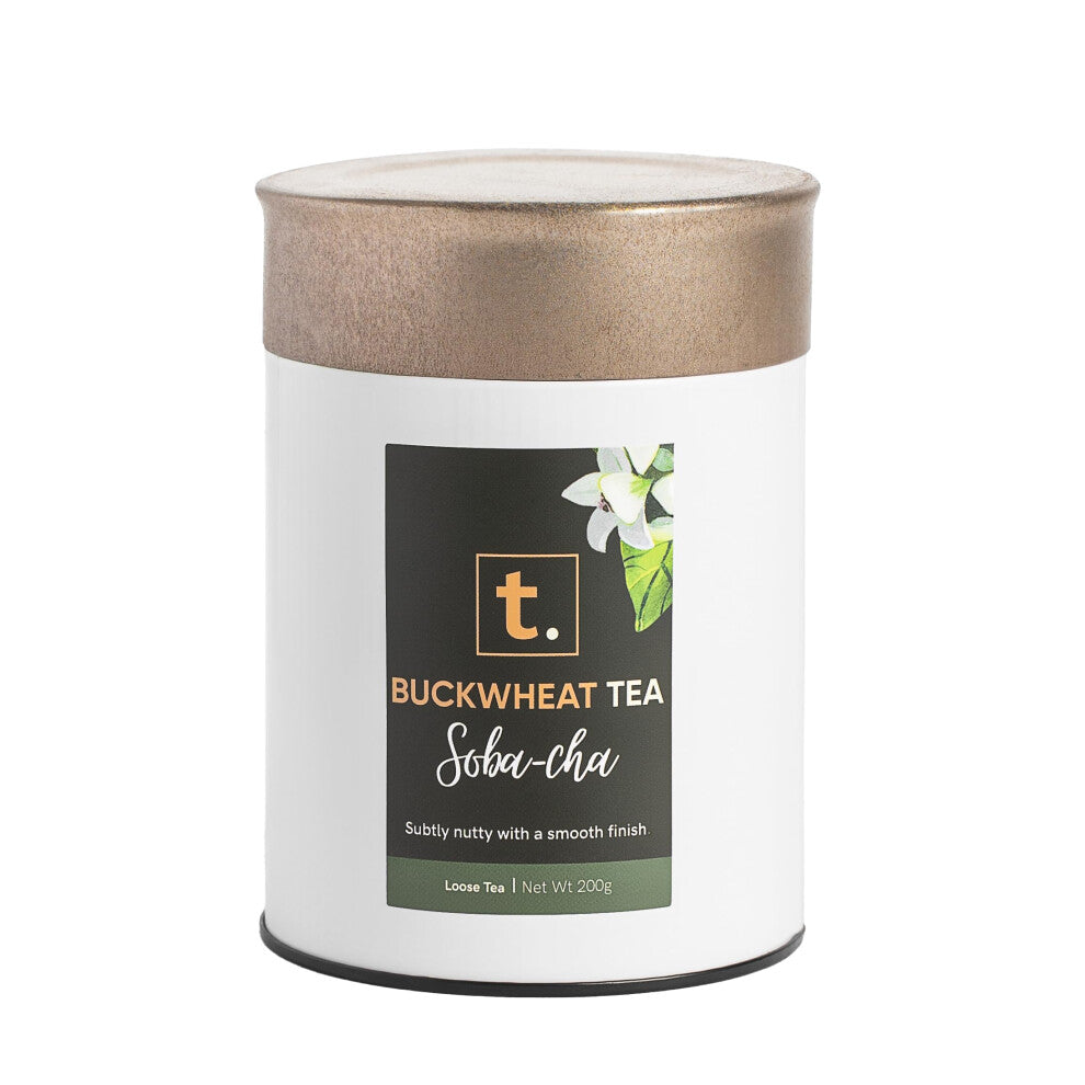 T. Buckwheat Tea (Loose Tea 200g) | Soba-cha | Good for Digestion, Calming, Antioxidant-rich | Suitable for Pregnancy | 100% Roasted Tartary Buckwheat