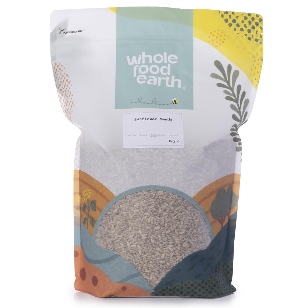 Sunflower Seeds 3 kg | GMO Free | Natural | Source of Fibre | Source of Protein