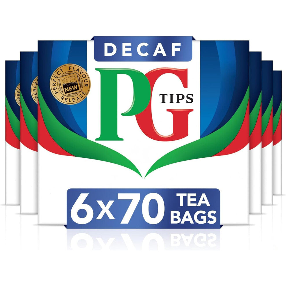 Decaf | Black Tea Bags Bulk | Indulgent, Velvety & Rich Black Tea | Perfect Flavour Release | Decaffeinated | 6 Packs | 420 Plant Based Biodegradable