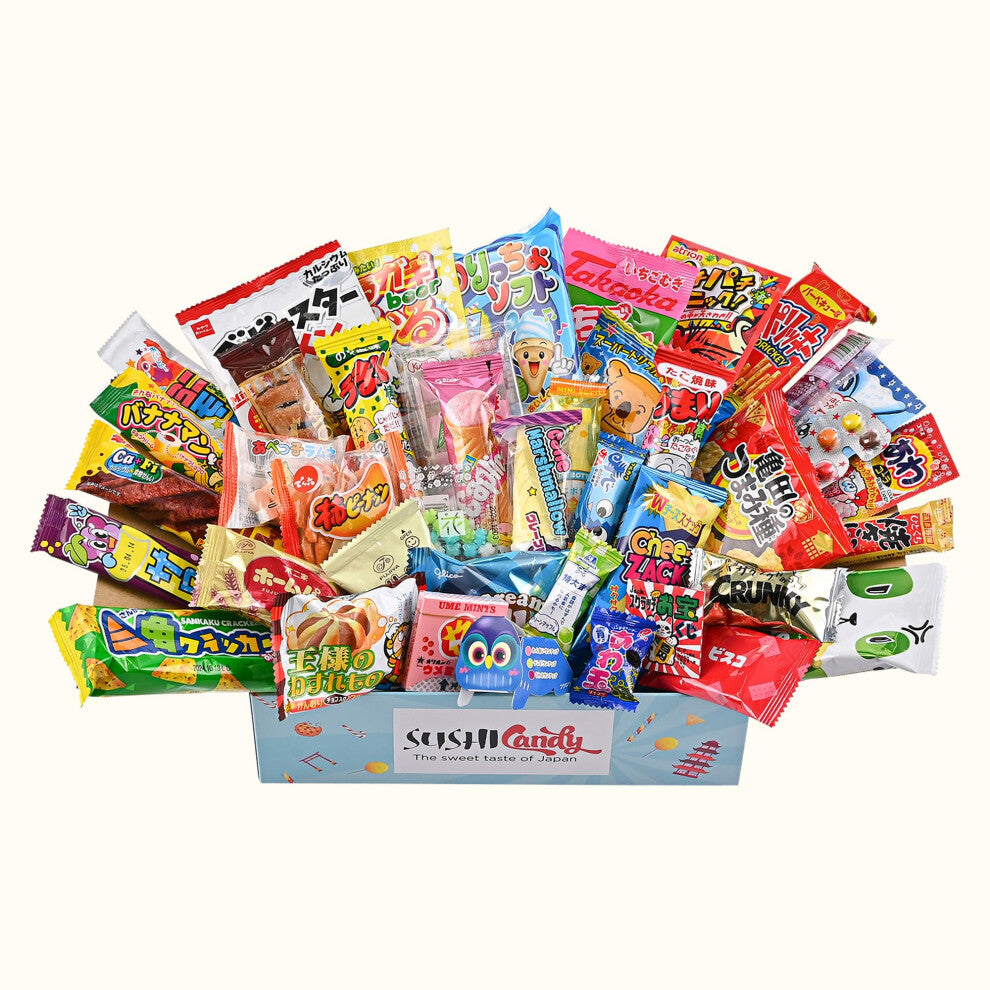 40 Japanese sweets & snack set with Japanese DIY candy and other popular candy
