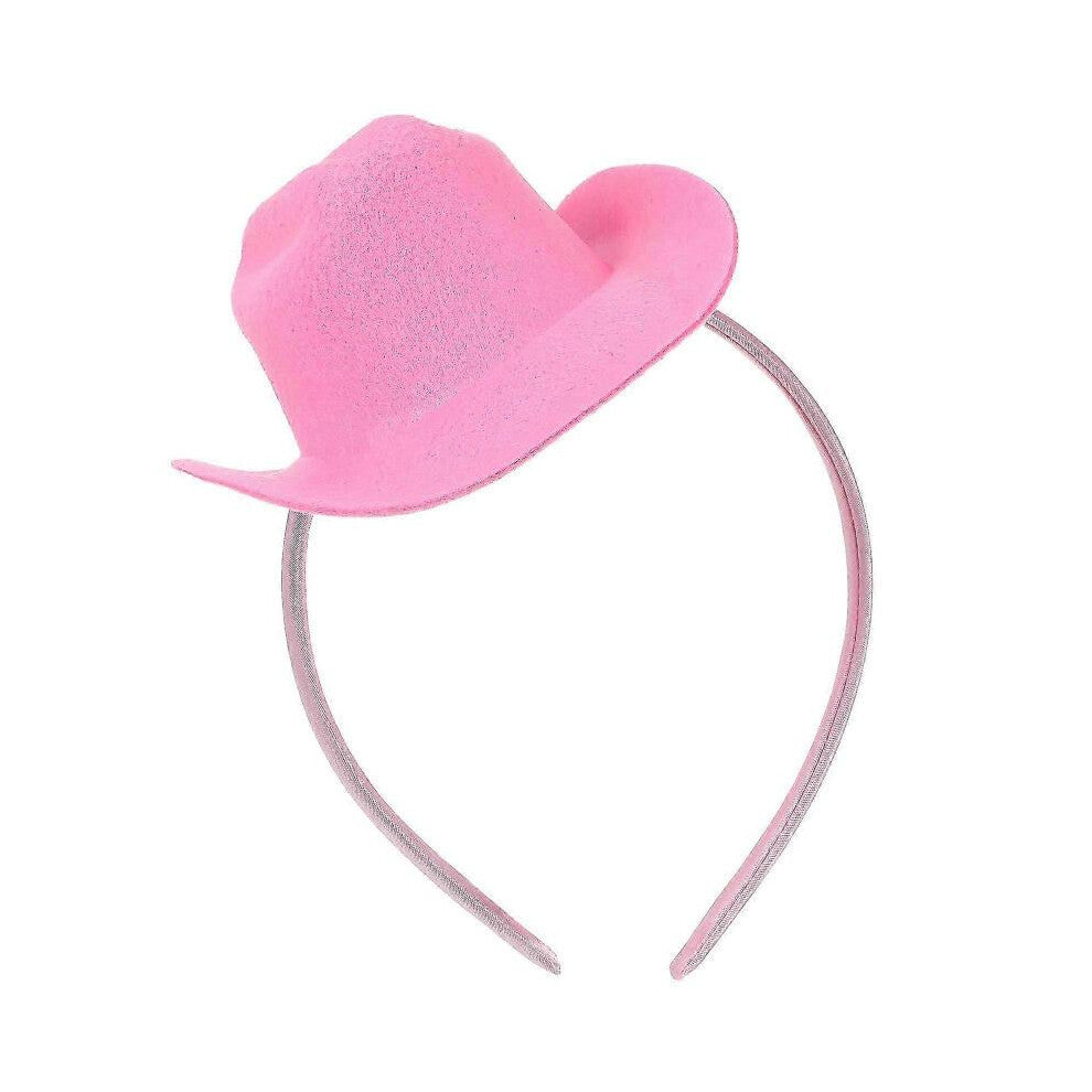 Cowboy Hat Headband Mini Cowgirl Hats Party Headband Cosplay Headbands for Party Dress Up Carnival