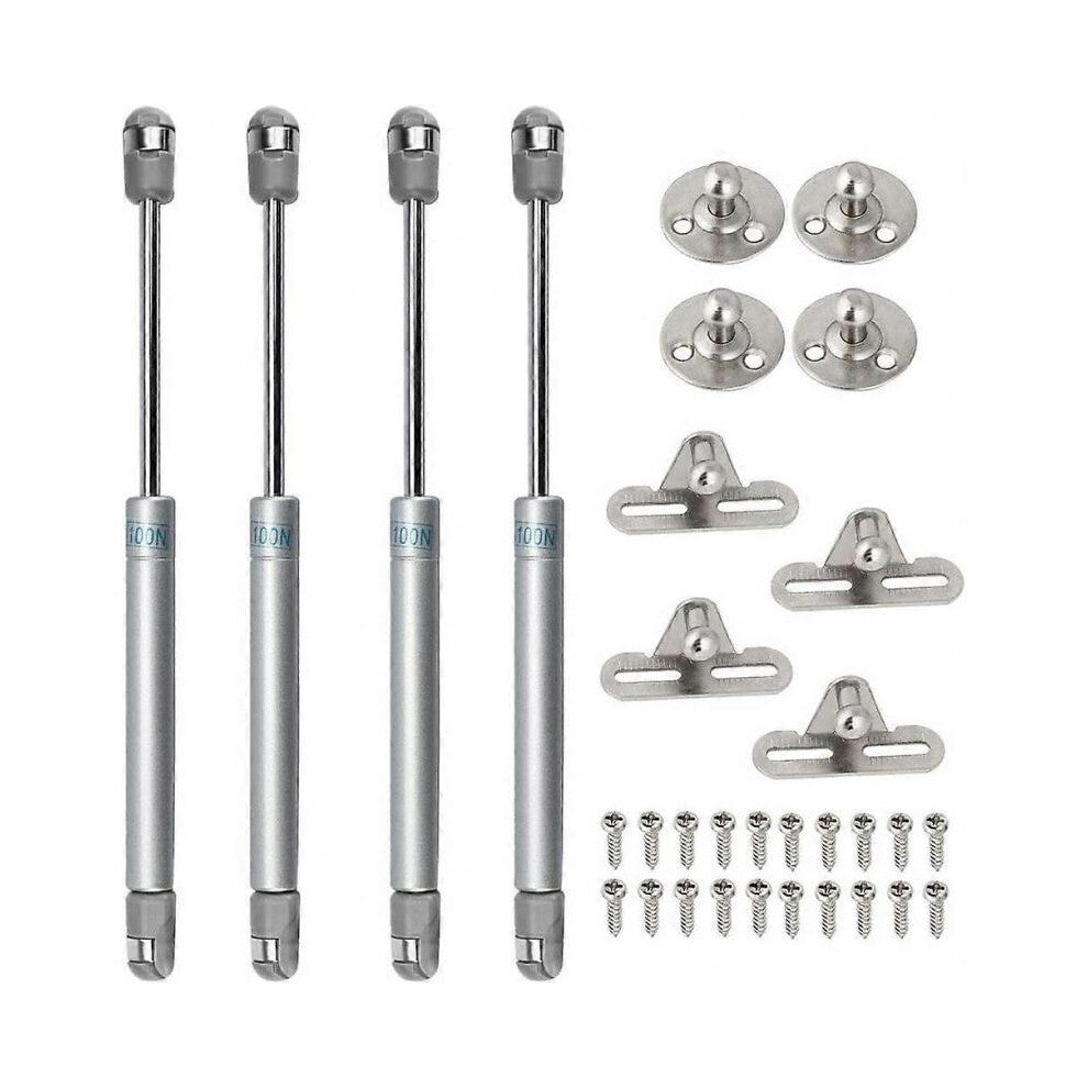 4 Pcs Gas Strut 100N - Adjustable Hydraulic Furniture Struts