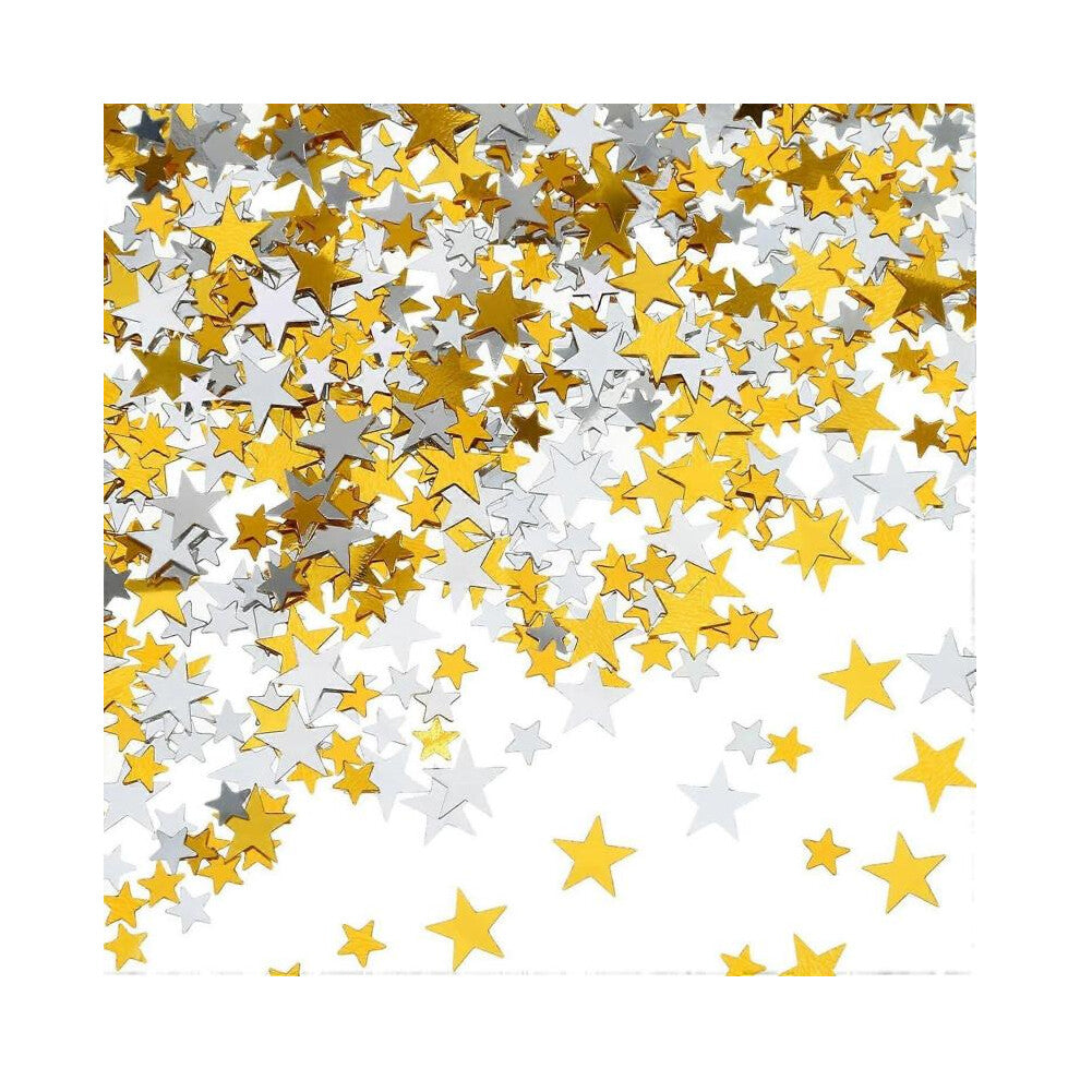 60g star Confetti Glitter Star Table Confetti Metallic Foil Stars for Party