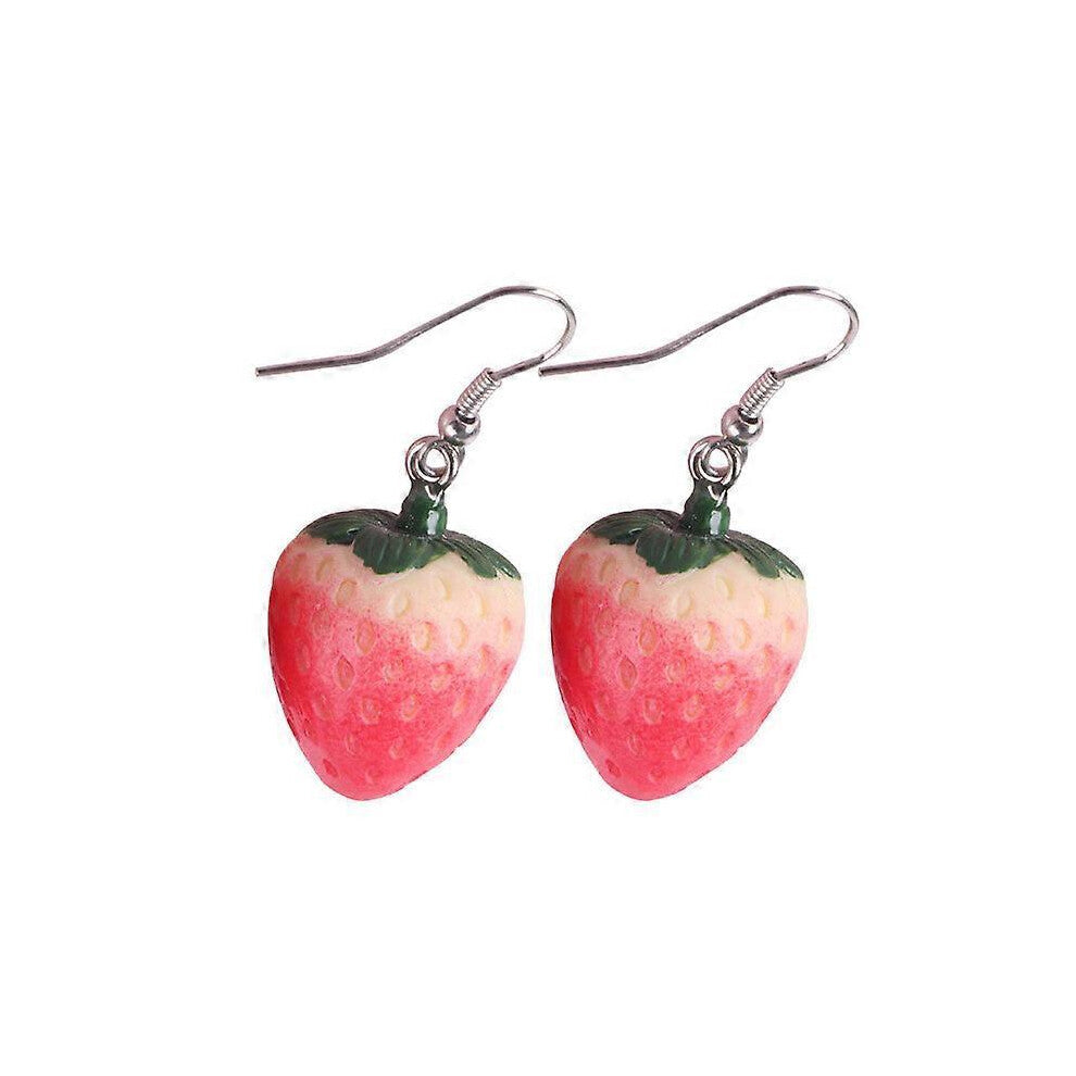 1 Pairs Strawberry Earrings Strawberry Earrings Fashion Strawberry Ear Studs Ear