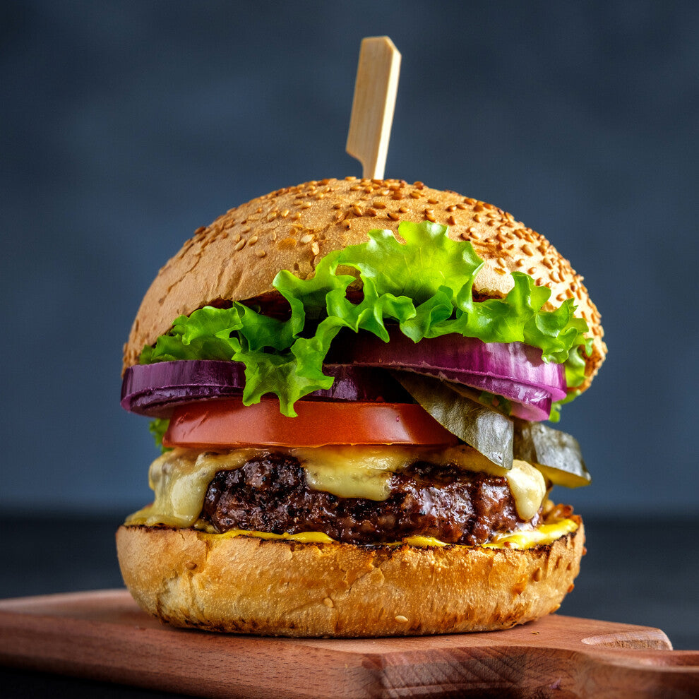 Caterfood Select Frozen Premium Gourmet Beef Burgers 6oz - 30x170g