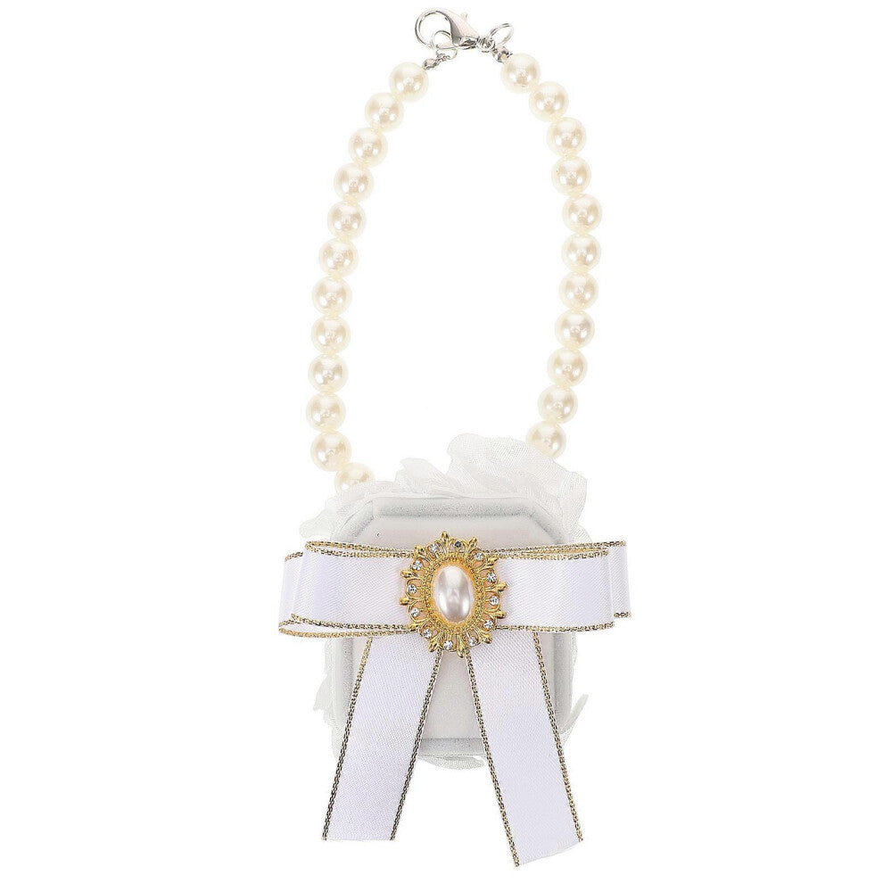 (As show, One size) Wedding Ring Box Holder Pet Dog Wedding Ring Storage Box Jewelry Container