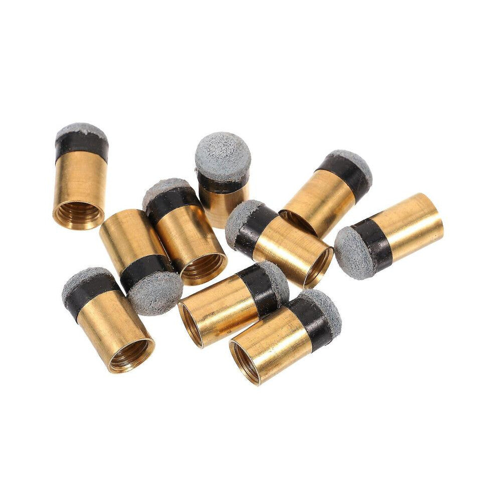 10pcs Billiard Cue Tips Professional Cue Tips Leather Billiard Tip Replacements Pool Cue Accessories