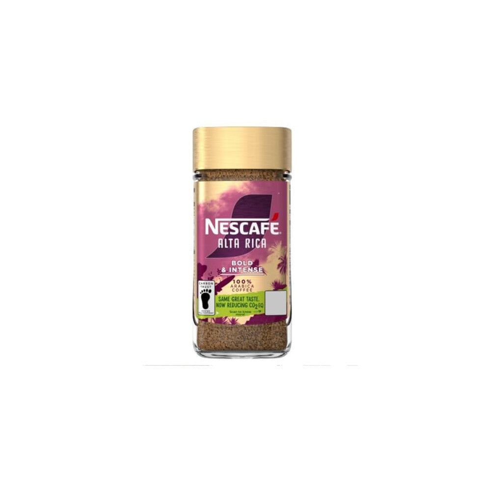 NESCAF? Alta Rica Instant Coffee, Dark Roasted Premium Instant 100 Percent Arabica Coffee, 190g (Pack of 1)