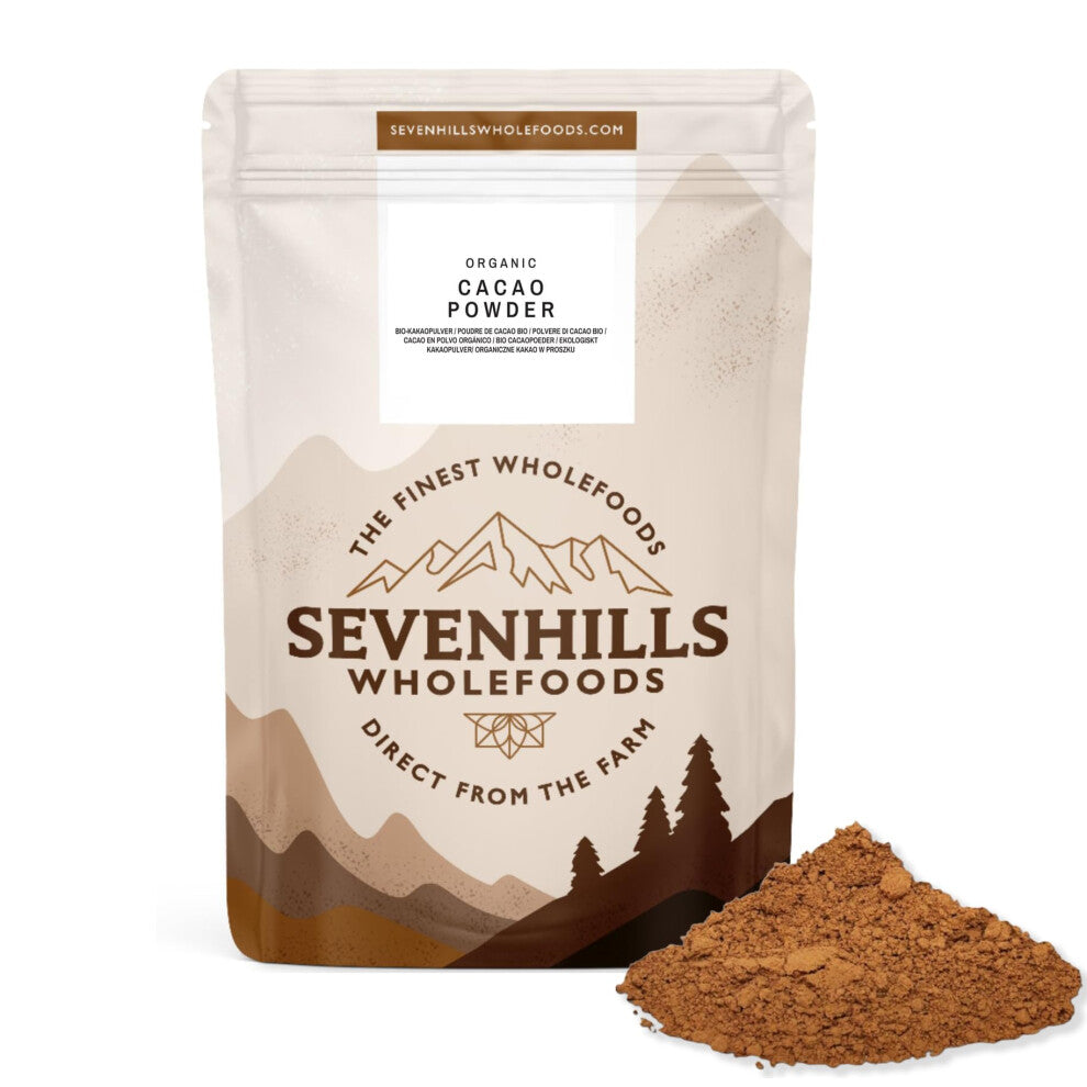Sevenhills Wholefoods Organic Cacao-Cocoa Powder 200g