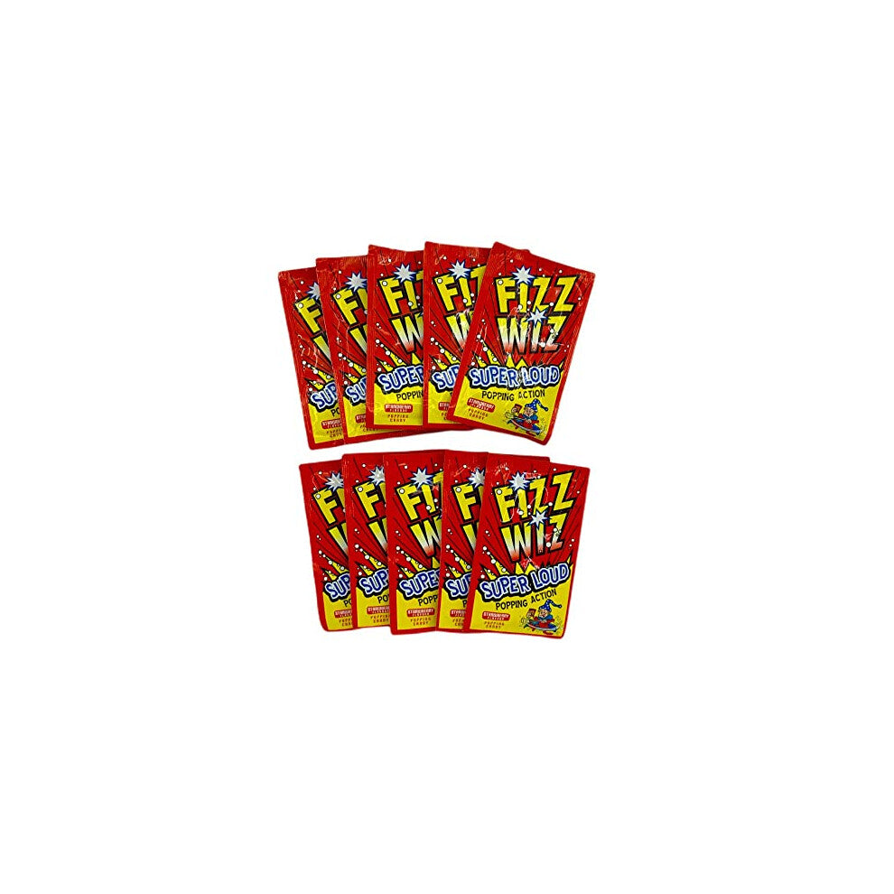 Fizz Wiz 90s Party Table Decorations Ten Packets of Popping Candy - Space Dust
