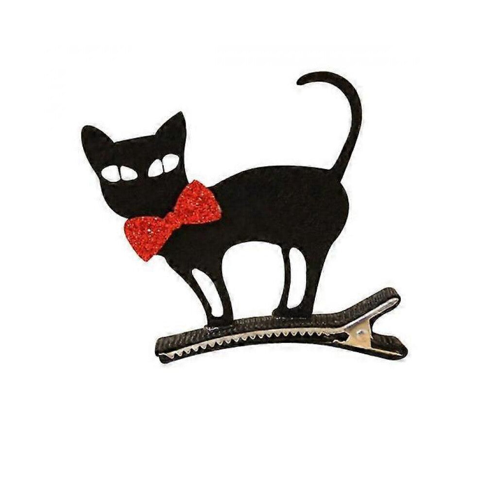 Hairpin，Halloween Hair Clip Pumpkin Ghost Bats Cat Witch Hat Hair Accessories Make Up Party Cosplay for Kids