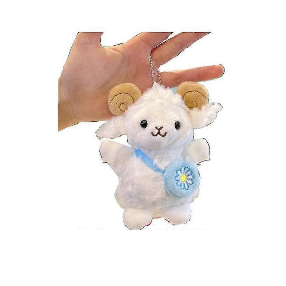 Keychain ，Cute Sheep Plush Keychain Doll Cartoon Bag Pendant Comfortable Innovative Doll Keychain