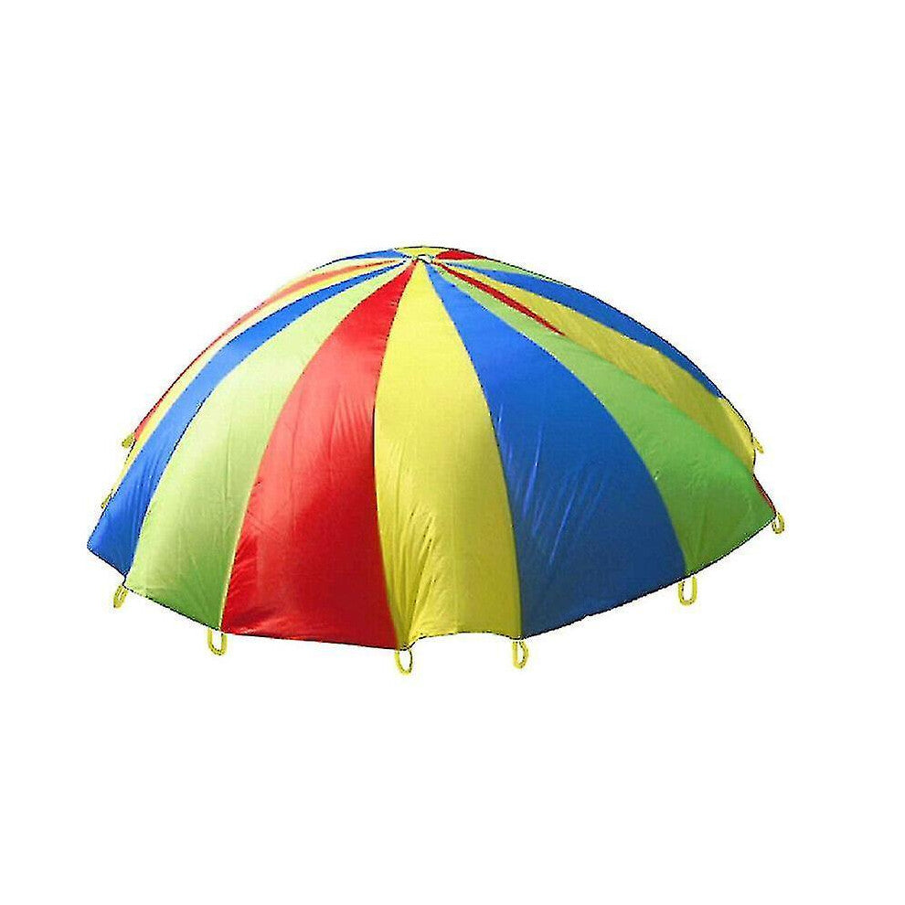 2m Children Kids Play Rainbow Parachute Family Game Exercise Sports Group