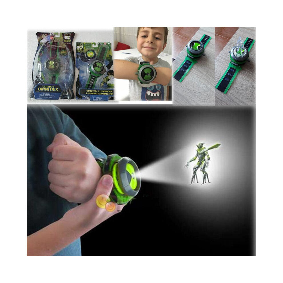 Watch Ben10 Toys Omnitrix Figures Costume Games Birthday Gift Party Supplies