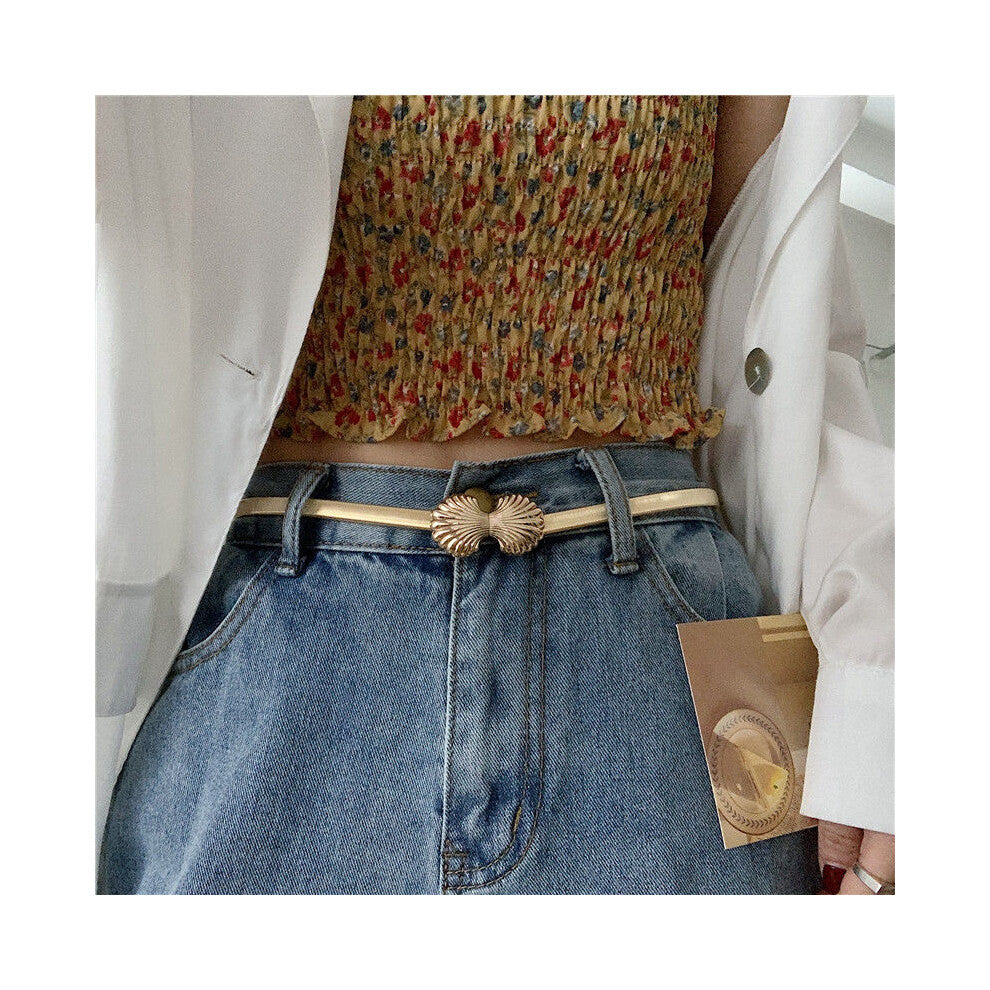 (Shell) Chic Versatile And Metal Waist Chain Featuring Glittering Fox Pendant Wardrobe For Womens