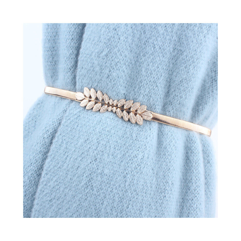 (Eight Leaves) Chic Versatile And Metal Waist Chain Featuring Glittering Fox Pendant Wardrobe For Womens