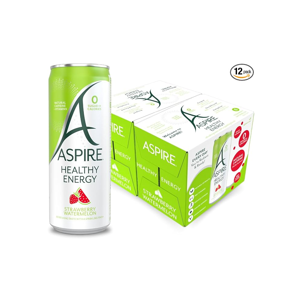ASPIRE Healthy Energy Drink  Cans  Zero Calories & Zero Sugar