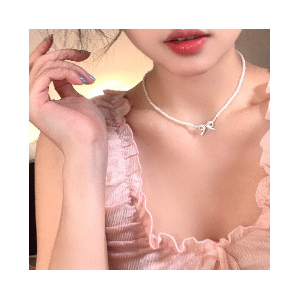 (MY30109) Light luxury design, high-end and fashionable style, collarbone chain, neck chain, sweater chain, bead chain