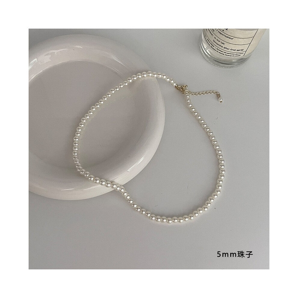 (MY33663) Light luxury design, high-end and fashionable style, collarbone chain, neck chain, sweater chain, bead chain