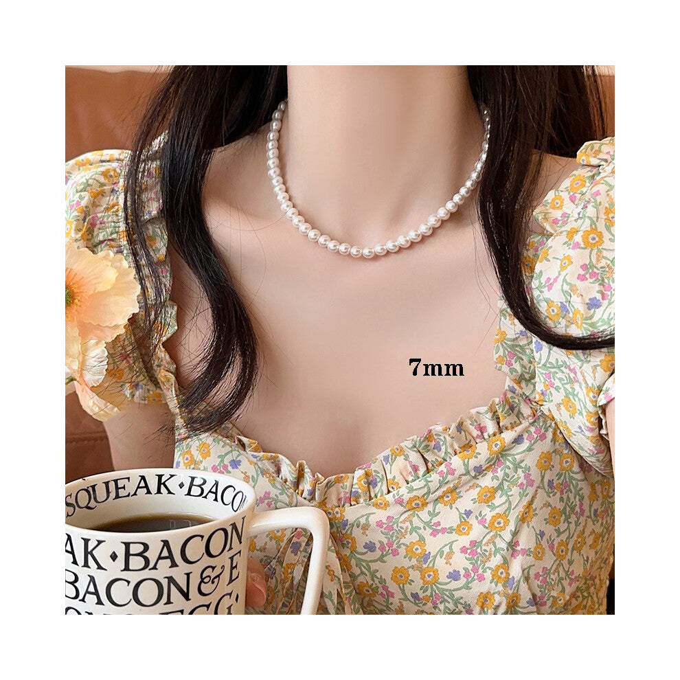 (MY33664) Light luxury design, high-end and fashionable style, collarbone chain, neck chain, sweater chain, bead chain